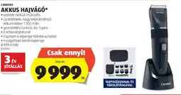 ALDI Carrera akkus hajvágó ajánlat