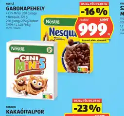 ALDI Nestlé Gabona Pelyhek ajánlat