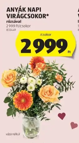 ALDI Anyák napi virágcsokor ajánlat