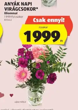 ALDI Anyák napi virágcsokor ajánlat