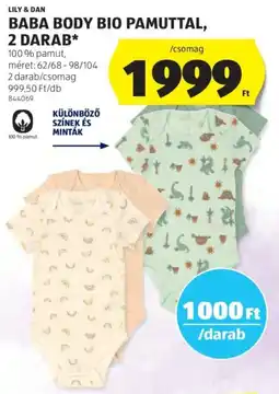 ALDI Lily & dan baba body bio pamuttal ajánlat