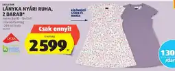 ALDI Lily & dan lányka nyári ruha ajánlat