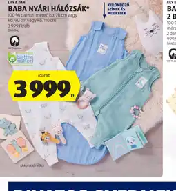 ALDI Baba Nyári Hálzsák ajánlat