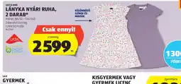 ALDI Lily GYERMEK SZABADIDŐSZETT* Dan Lányka Nyári Ruha ajánlat