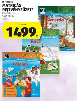 ALDI Mi micsoda matricás rejtvényfüzet ajánlat