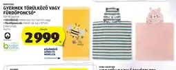ALDI Gyermek törülköző vagy fürdőponcs ajánlat