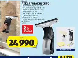 ALDI K TARTOZÉKOKKALrcher Akkus Ablaktisztít ajánlat