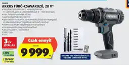 ALDI Ferrex akkus fúró-csavarozó ajánlat