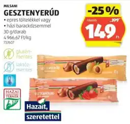 ALDI Milsani gesztenyerúd ajánlat