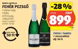 Monte cappella fehér pezsgő