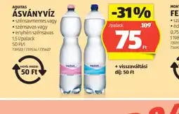 ALDI Aquarius Ásványvíz ajánlat