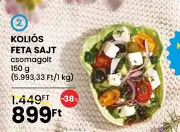 Spar Koliós feta sajt ajánlat