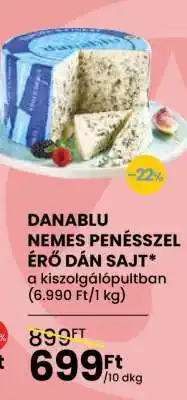 Spar Danablu nemes penésszel érő dán sajt ajánlat