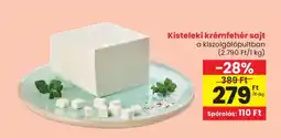 Spar Kisteleki krémfehér sajt ajánlat