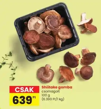 Spar Shiitake gomba ajánlat