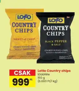 Spar Lotto Country chips ajánlat