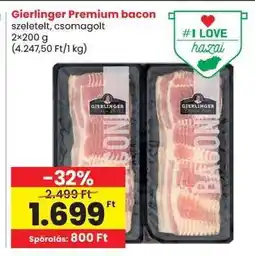 Spar Gierlinger Premium Bacon ajánlat