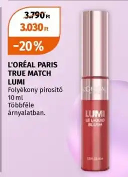 Müller L'oréal paris true match lumi ajánlat