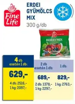 Metro Fine Life erdei gyümölcs mix ajánlat