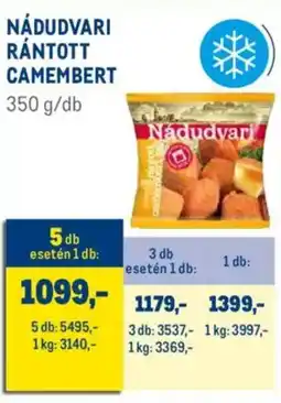 Metro Nádudvari rántott camembert ajánlat