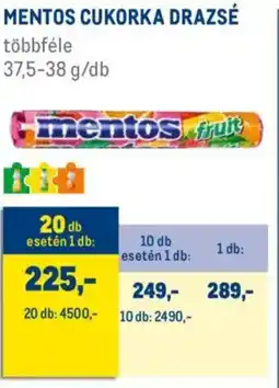 Metro Mentos cukorka drazsé ajánlat