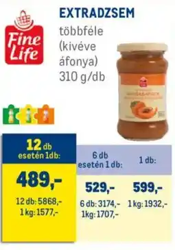 Metro Fine Life extradzsem ajánlat