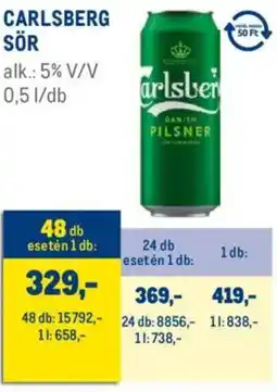 Metro Carlsberg sör ajánlat