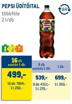 Metro Pepsi üdítőital ajánlat