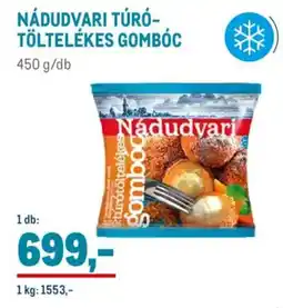 Metro Nádudvari túró-töltelékes gombóc ajánlat