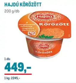 Metro Hajdú körözött ajánlat