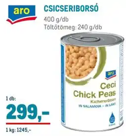 Metro Aro csicseriborsó ajánlat