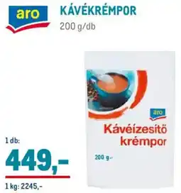 Metro Aro kávékrémpor ajánlat