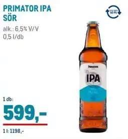 Metro Primator Ipa sör ajánlat