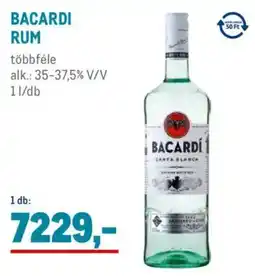 Metro Bacardi Rum ajánlat