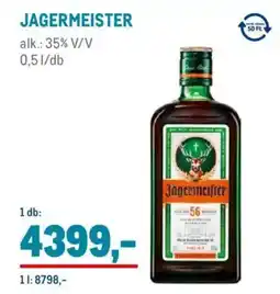 Metro Jagermeister ajánlat