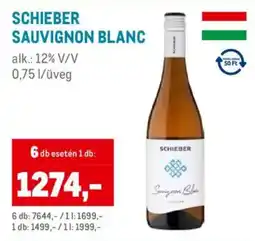 Metro Schieber Sauvignon Blanc ajánlat