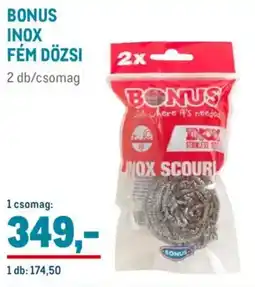Metro Bonus inox fém dözsi ajánlat