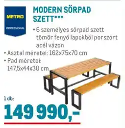 Metro Metro Professional Modern sörpad szett ajánlat