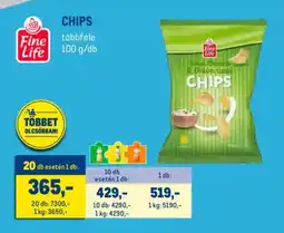 Metro Fine Life Chips ajánlat