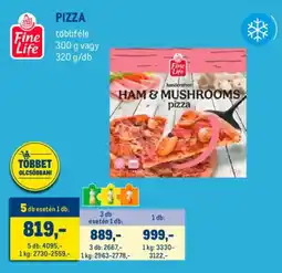 Metro Fine Life Pizza ajánlat
