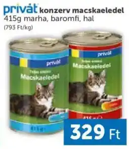 PRIVÁT Privát konzerv macskaeledel ajánlat