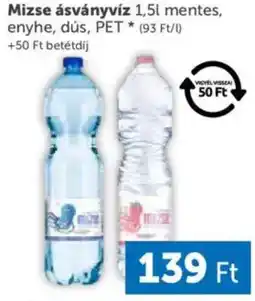 PRIVÁT Mizse ásványvíz ajánlat
