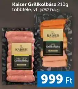 PRIVÁT Kaiser Grillkolbász ajánlat