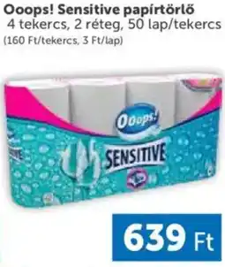 PRIVÁT Ooops! Sensitive papírtörlő ajánlat