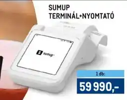 Metro Sumup terminál+nyomtató ajánlat