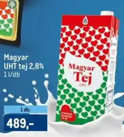 Metro Magyar UHT tej 2,8% ajánlat