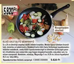 Első osztályú serpenyő