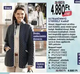 Astoreo Ultrakönnyű steppelt kabát ajánlat