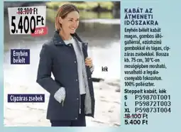 Kabát az átmeneti időszakra