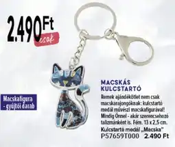 Macskás kulcstartó